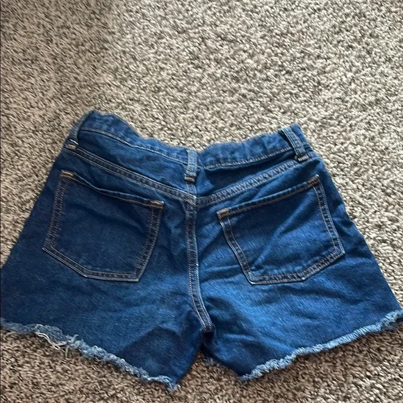 Old Navy Girls Blue Denim Shorts - Picture 7 of 9